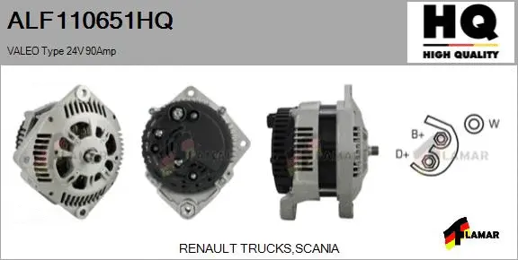 Alternator (ALF110651HQ)