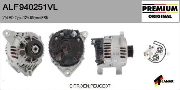 Alternator (ALF940251VL)