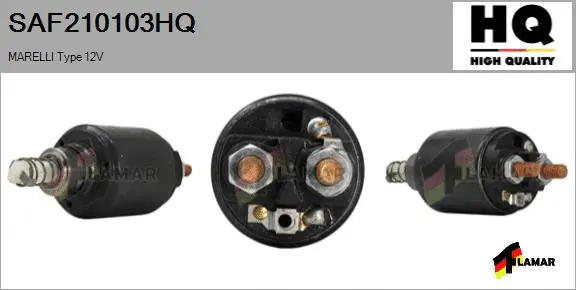 Solenoid Switch, starter (SAF210103HQ)