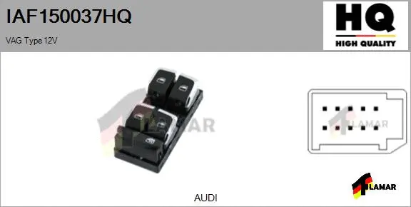 Switch, window regulator (IAF150037HQ)