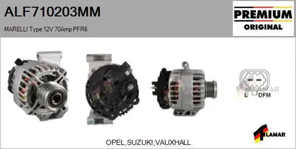 Alternator (ALF710203MM)