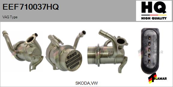 Cooler, exhaust gas recirculation (EEF710037HQ)