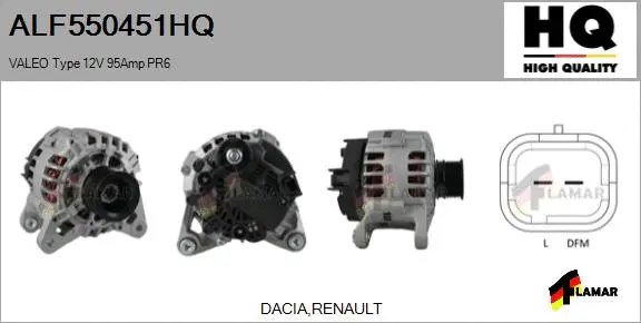 Alternator (ALF550451HQ)