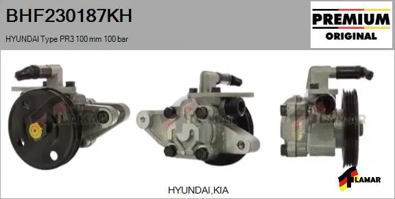 Hydraulic Pump, steering (BHF230187KH)