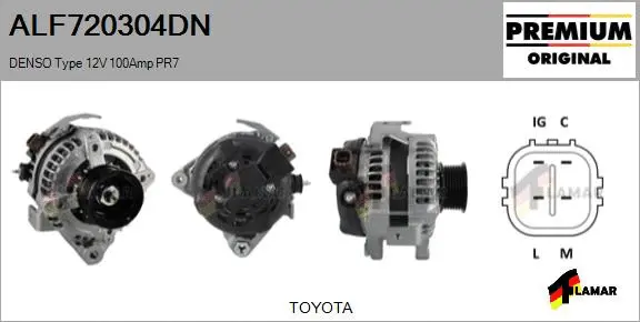Alternator (ALF720304DN)