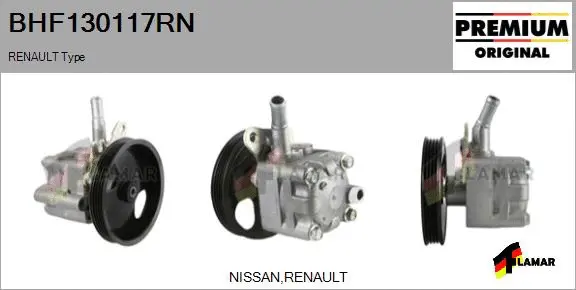 Hydraulic Pump, steering (BHF130117RN)