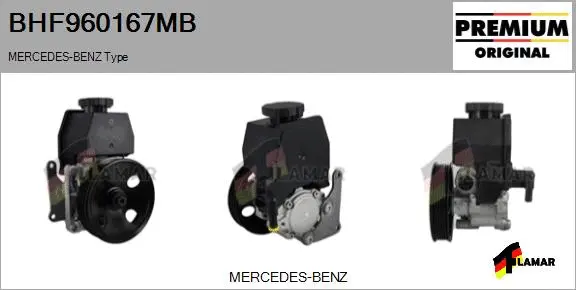 Hydraulic Pump, steering (BHF960167MB)