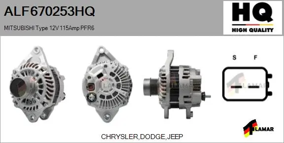 Alternator (ALF670253HQ)