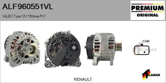 Alternator (ALF960551VL)