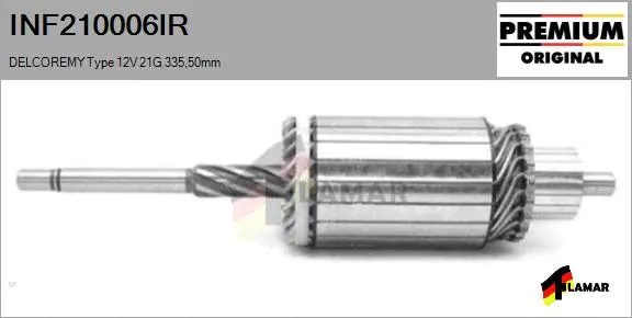 Armature, starter (INF210006IR)