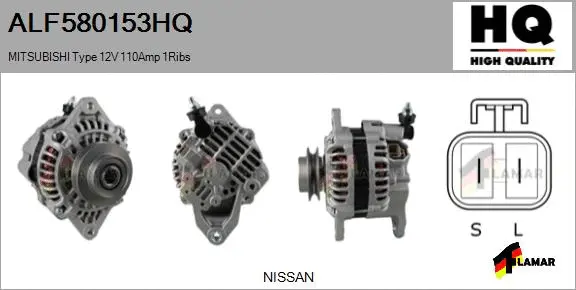 Alternator (ALF580153HQ)