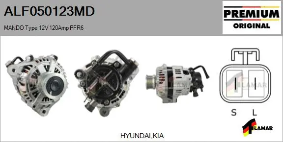 Alternator (ALF050123MD)