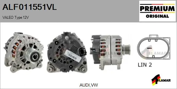 Alternator (ALF011551VL)