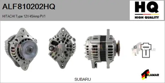Alternator (ALF810202HQ)