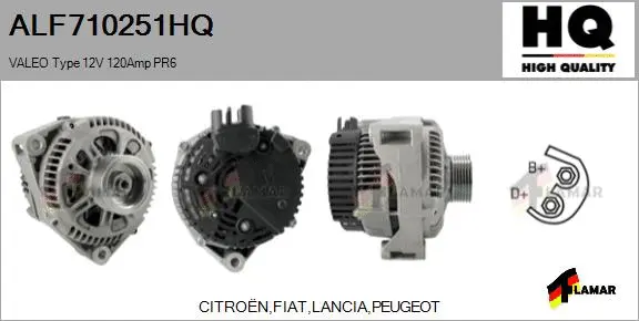 Alternator (ALF710251HQ)