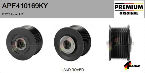 Belt Pulley, alternator (APF410169KY)