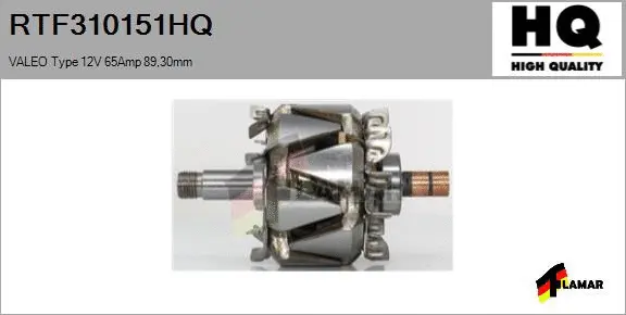 Rotor, alternator (RTF310151HQ)