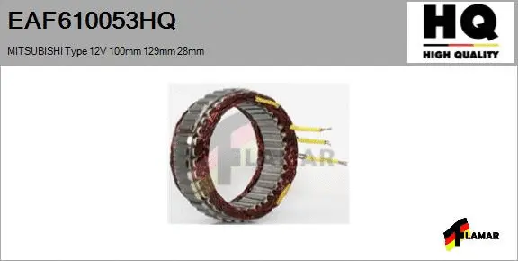 Stator, alternator (EAF610053HQ)