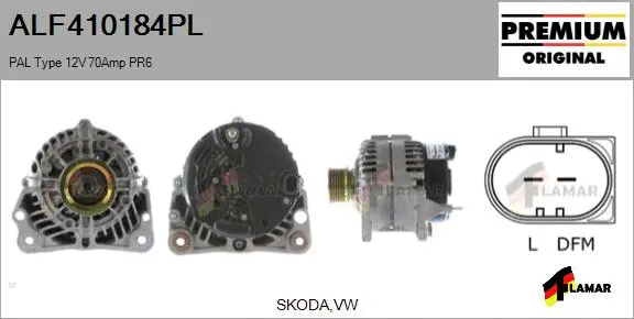 Alternator (ALF410184PL)