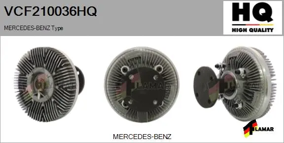 Clutch, radiator fan (VCF210036HQ)