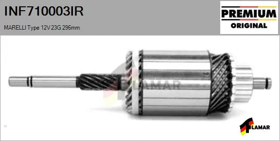 Armature, starter (INF710003IR)