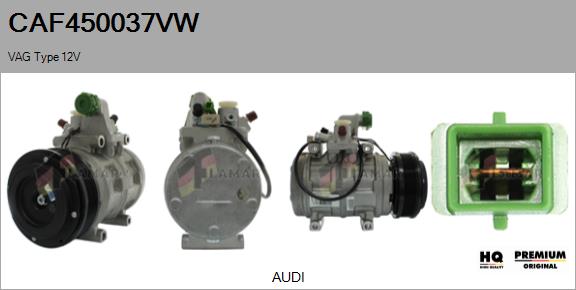 Compressor, air conditioning (CAF450037VW)
