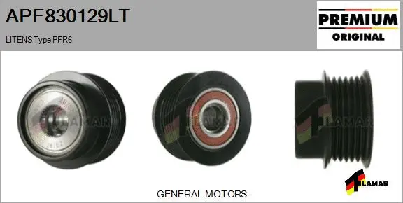 Belt Pulley, alternator (APF830129LT)