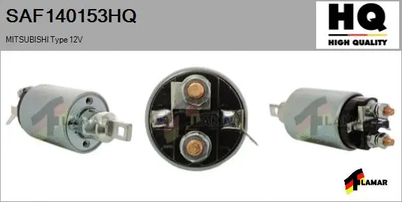 Solenoid Switch, starter (SAF140153HQ)