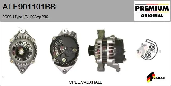 Alternator (ALF901101BS)