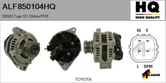 Alternator (ALF850104HQ)