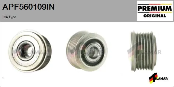 Belt Pulley, alternator (APF560109IN)