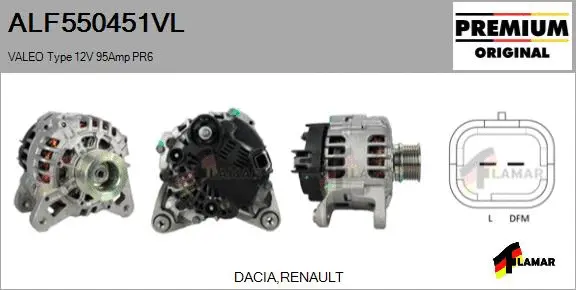Alternator (ALF550451VL)