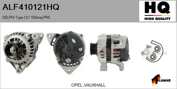 Alternator (ALF410121HQ)