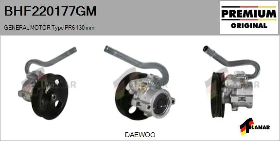 Hydraulic Pump, steering (BHF220177GM)