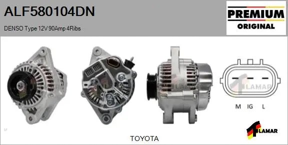 Alternator (ALF580104DN)