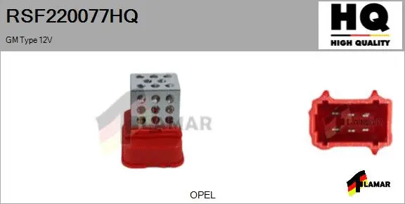 Resistor, interior blower (RSF220077HQ)