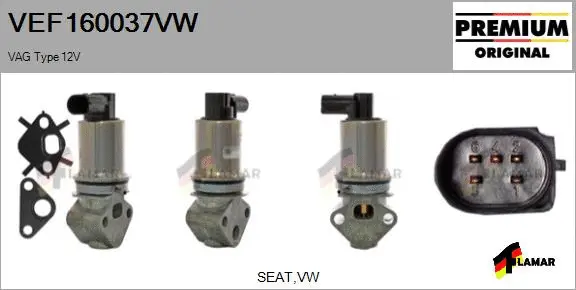 EGR Valve (VEF160037VW)