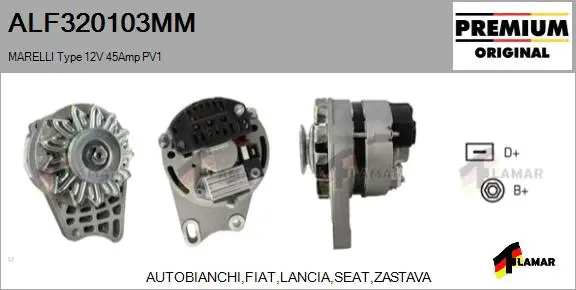 Alternator (ALF320103MM)