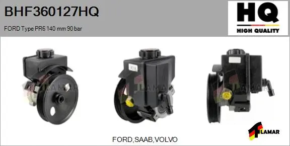 Hydraulic Pump, steering (BHF360127HQ)