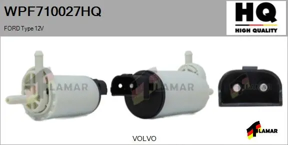 Washer Fluid Pump, window cleaning (WPF710027HQ)