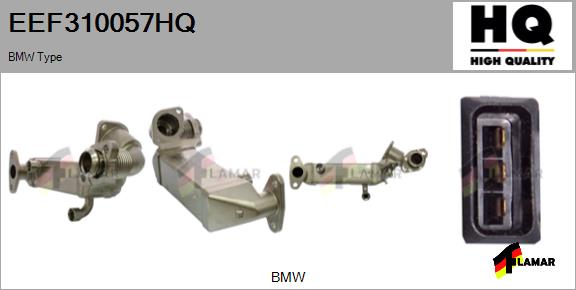 Cooler, exhaust gas recirculation (EEF310057HQ)