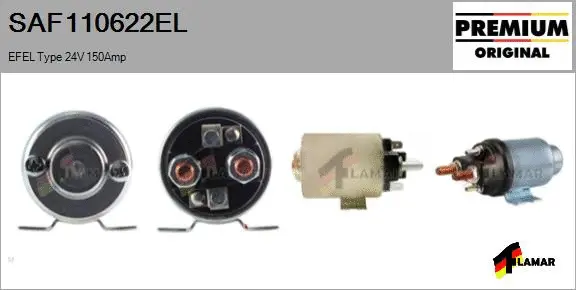 Solenoid Switch, starter (SAF110622EL)