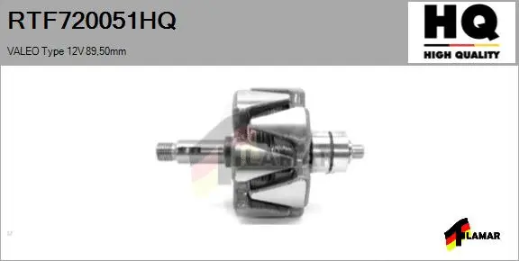 Rotor, alternator (RTF720051HQ)