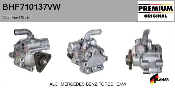 Hydraulic Pump, steering (BHF710137VW)
