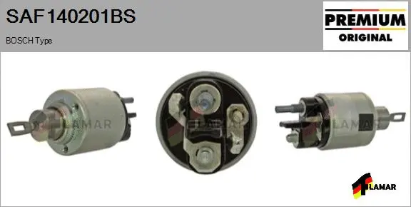 Solenoid Switch, starter (SAF140201BS)
