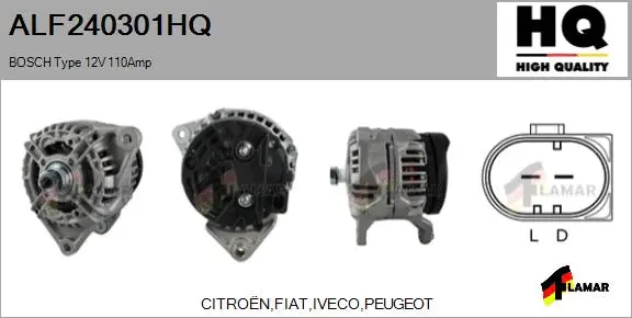 Alternator (ALF240301HQ)