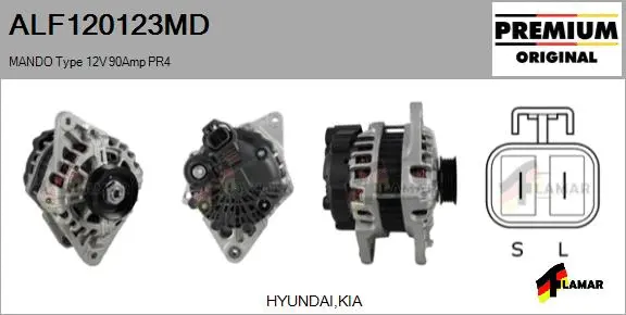 Alternator (ALF120123MD)