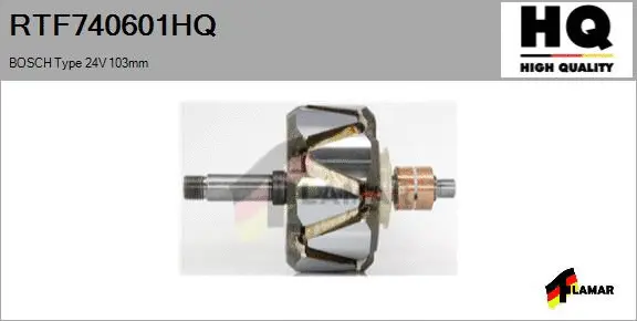 Rotor, alternator (RTF740601HQ)