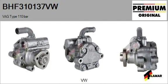 Hydraulic Pump, steering (BHF310137VW)