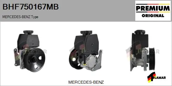 Hydraulic Pump, steering (BHF750167MB)